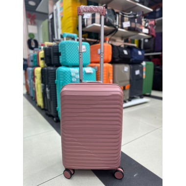 Чемодан 20 дюймов Proxis розовый из полипропилена (ручная кладь)
